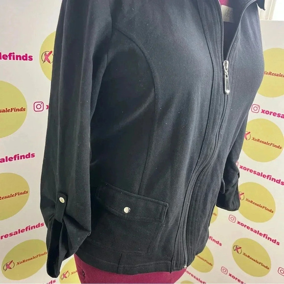 Croft & Barrow® Zip-Front Fleece Jacket - Picture 4 of 5